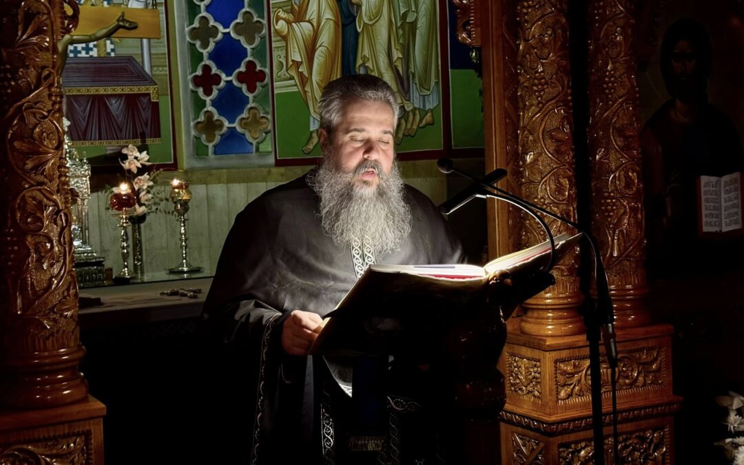 Όρθρος Μεγάλης Δευτέρας στην ενορία μας υπό του Πανοσιολογιωτάτου Αρχιμανδρίτου π. Νικηφόρου Κουνάλη, Γενικού Αρχιερατικού Επιτρόπου της Ιεράς Αρχιεπισκοπής Κρήτης 13-04-2025