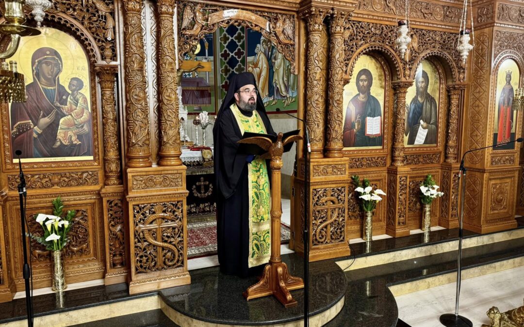 Η Ακολουθία του Ακαθίστου Ύμνου στην ενορία μας από τον Πανοσιολογιώτατον Αρχιμανδρίτην π.Δημήτριο Πολιτάκη, Ιεροκήρυκα της Ι.Α.Κ.