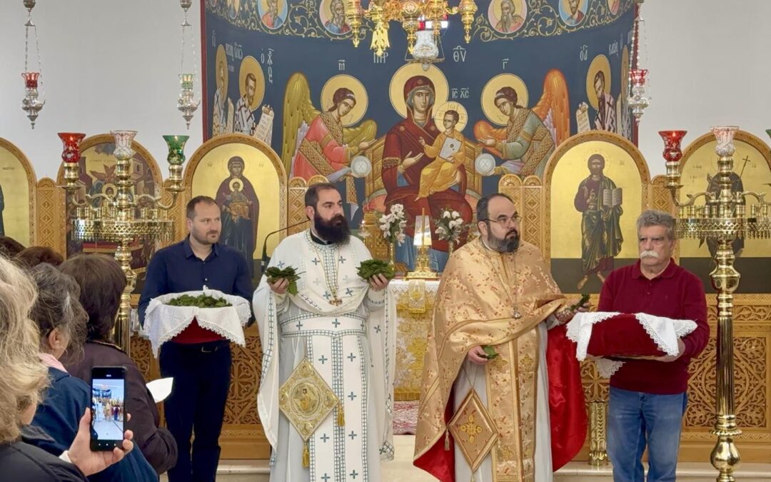 Η πρώτη Ανάσταση στην Παναγία Καμαριανή προεξάρχοντος του Πανοσιολογιωτάτου Αρχιμανδρίτου Δημητρίου Πολιτάκη Ιεροκήρηκος της Ιερας Αρχιεπισκοπής Κρήτης 19-04-2025