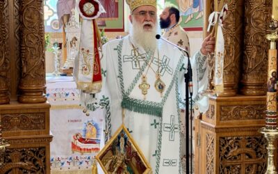 Αρχιερατική Θεία Λειτουργία στην Ενορία Παναγίας Καμαριανής